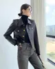 Women's Leather 2023 Sheepskin Clothes For Women Black Short Premium Small Jacket Suit Coat Autumn And Winter