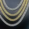 Hurtownia 8 mm 1Row Ogólny róg S925 lodowe mrożone moissanite Diamond Men Cuban Link Chain VVS Diamond