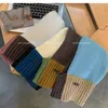 Moda yüz maskeleri boyun gaiter kış balaclava kadın beanie sıcak şapka düğmesi yumuşak yün önlük kapakları Kore şık kayak yürüyüş kış kapağı unisex beanies 231218