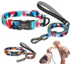 Guinzaglio per collare per cani personalizzato Set targhetta personalizzata stampata ID Guinzaglio in nylon per etichetta per animali domestici incisa Pitbull 220208236C1608077