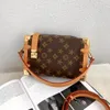 best seller designer louvis side Trunk handbags M46358 M21741 mirror quality women's Shoulder bag tote Cross body mens clutch hobo purse brown flower box s-lock travel