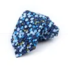 Bow Ties Men's Chic Floral Neck Tie Casual Sky Blue Cotton Elegant Wedding Party Suit Collar Flower Slipsa gravata Tillbehör gåva