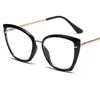 Óculos de sol Prescription Reading Glasses Filter azul Presbyopia Protetive Olheeglasses Fashion Frame feminino Oculos TR90