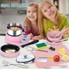 Neuer Mainan Memasak Dapur Mini Anak-anak Mainan Pemasak Rumah Bermain Peralatan Makan Memasak Pemasak Nasi Pendidikan Awal Interaksi