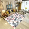 Carpets Ginkgo Leaves Carpet Mat For Living Room Doormat Flannel Print Bedroom Non-slip Floor Rug 03