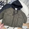 Kleidungssets Kinder Baumwolle Gepolsterte Mäntel Winter Feste Plaid Warme Jungen Mädchen Mit Kapuze Parka 18 Jahre Kinder Lässige Steppjacken 231123