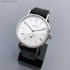 Relógios de pulso Nomos Tangomat 601 Relógio Mecânico Relógio Masculino Clássico Simples Redondo Grande Dial Ponteiro À Prova D 'Água Fine Steel WatchQ231123