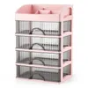 Storage Boxes Desktop Makeup Organizer Box Multi-layer Drawer Type Container Plastic Cosmetic Rack School Office Sundries