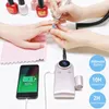 Nail Manicure Set Electric Nail Drill Machine Rechargeable 45000RPM Manicure Cutter Machine With LCD Display Professional Nail Filer Salon Tool 231123