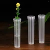 Decorative Flowers 50 Pcs Plastic Water Bottles Flower Container Florist Supplies Indoor Nutrition Tube