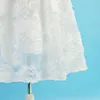 Jupes vêtements pour femmes hiver tendance 2023 élégant Vintage taille haute plissé Organza longue jupe blanche fête de mariage Rave tenues