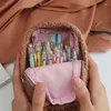 1pcs Pencil Case Kız Güzel Kırtasiye Yaratıcı Stand Kawaiis Kılıfları Peluş Okul Evrakları