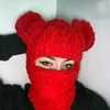 Berety nosi ucha BALACLAVA Zabawne maska ​​z kapturem Halloween Hat Shad