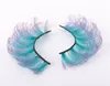 gradient color false eyelashes DDcurl curling large curvature stage makeup imitation mink hair false lashes9256879