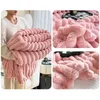 Coperta Coniglio artificiale Peluche Coperte calde autunnali per letti Morbido pile di corallo Divano Coperta da tiro Comodo lenzuolo addensato 231122