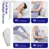 Oreillers de massage Jinkairui Masseur de cou et de dos avec chaleur Oreiller de massage Shiatsu électrique Pétrissage profond Cadeaux d'épaule pour les muscles complets du corps Q231123