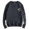 Sweats à capuche pour hommes Printemps et automne 380g American Retro Seal Design Sweat-shirts imprimés Simple Coton Lavé Pull Casual Sportwear