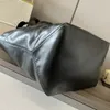 Projektant Fold Shopper w papierowej cielęce torby torby markowe podwójne uchwyty lekkie torebki zamek błyskawiczne kieszeń na płótnie torebka na płótnie
