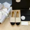 Luxury Flats Designer Shoe Women Channellies Espadrilles Casu