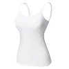 Damesjaberse vrouwen shapewear slanke bovenste bra cami tanktop met ingebouwde body shaper ondergoed ondergoed slankvest corset