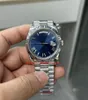 Luxe herenhorloge 40 mm saffierhorloge 904L roestvrijstalen band Hoge kwaliteit 2813 Mechanisch uurwerk Horloges Lichtblauwe wijzerplaat