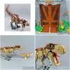 كتل 11338 سلسلة ألعاب الأفلام سلسلة Jurassic Park T. Rex Rampage 3156PCS Bricks Model Build