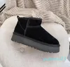 Snowshoes UG klasyczne kobiety ciepłe buty śnieżne buty zimowe futro futrzane futrzane satynowe damskie damki buty kostki upuszczanie sporty ou dhuq