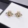 Luxe Insect Bee Stud Designer Femmes Hoop Boucles d'oreilles Dames Porter Boucle d'oreille G Bijoux Cadeaux d'anniversaire Perle Diamant Ruby Stud avec boîte -3