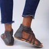 Sandały 2022 Buty letnie Kobiety Zapper AMOI Casual Flip Flops Tkane sandały w dużych rozmiarach Sandały Kobiety płaskie Sandały Zapatillas MUJE AA230422