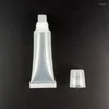 Garrafas de armazenamento pp garrafa de viagem durável para tubos de espreói macios cosméticos de gloss