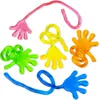 Present Wrap 12st Vinyl Mini Sticky Hands Toys Perfect for Children Party Favors Boys and Girls Pinata Fillers Bag Carnival Priser 230422