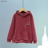 Neuer Designer-Kapuzenpullover für Kinder, Plüsch-Babypullover mit Buchstaben-Logo, Größe 100–140, hochwertiger Herbstpullover mit Kapuze für Jungen und Mädchen, 25. November