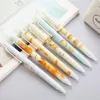 3PC Cartoon Burger Bear Press Gel Pen Creative Tudent Exam Water Office School Supplies Stationery Black Ink Signature