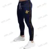 Mäns byxor Herrens högkvalitativa Sik Silk Brand Polyester Trousers Fitness Casual Trousers Daily Training Fitness Casual Sports Jogging Pants T231123