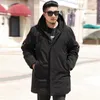 Hommes vers le bas grande taille 10XL 8XL 6XL 5XL hiver longue veste manteau lettre coton rembourré imprimé épais à capuche multi-poches Parkas homme pardessus