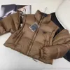 Giacche da uomo Piumino corto Designer Parka Cappotto invernale in cotone caldo Moda Triangolo invertito Capispalla da donna Parker Alta qualità