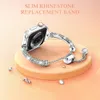 Bling Diamond Elegant Jewelry Apple Watch Ultra 8 7 6 5 4 3 SEラインストーン交換バンド用のスリムストラップブレスレット