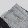 Jeans voor heren High Street Destroyed broek voor heren met patchwork mode losse pasvorm Y2K denim broek streetwear oversized hiphop broek
