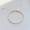 Bracelets porte-bonheur KKBEAD luxe perle naturelle pour les femmes cadeau couleur or Miyuki perles Bracelet Simple mince Pulseras Femme bijoux de mode