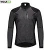 Radfahren Jacken Winter Herren Jacke Langarm Thermo Fleece Warme Winddicht Straße Mountainbike MTB Fahrrad Clothing200F