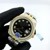 Diamante Orologio automatico da uomo 36/41 mm Movimento meccanico 28/31 mm Orologio al quarzo da donna Fibbia pieghevole Tesoro blu luminoso Orologio permanente in oro impermeabile Regalo