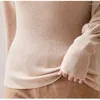 Suéter feminino manga comprida decote em v suéter mulheres pulôveres coreanos de malha tops 2023 outono inverno casual slim preto mujer jumper femme