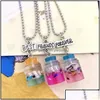 Bijoux Pendentif Colliers Enfants Ami Collier Résine Shell Drift Bouteille Bff 3 Bijoux Cadeaux Pour Kidspendant Drop Drop Livraison Bab Dh8D2