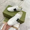 Classic Sneaker Sapato Casual Bee Ace Bordado Tênis Ao Ar Livre Homens Tigre Logo Top Quality Mulheres Genuíno Couro Loafer Run Walk Lady Canvas Sports Trainer Com Caixa