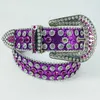 32% OFF Designer New Purple Enchantment Shining Waist Men's and Women's Belt