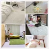 Tapetes Branco Fluffy Hall Tapete Moderno Sala de estar Quarto Home Decor Grandes Tapetes Espessados ​​Não-Slip Girl Children's Room Rosa Furry Rug