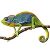 Wall Stickers Three Ratels CX20 HD Chameleon Sticker Fierce Lizard Art For Home Decoration Car