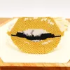 Strang Reisbällchen Armband Lippen handgewebt Trend Retro Persönlichkeit verstellbar Böhmen Unisex Perlen