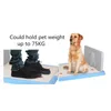 Hundkläderöppning Promotion-Indoor Pet Puppy Potty Tray With Pee Post Protection Simulation Wall No-Rived Pad Toalett för MA