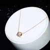 Pendant Necklaces RUO 2023 18 K Gold Plated Pave Crystal Rotatable Square Necklace 316 L Stainless Steel Jewelry Woman Gift Never FadePendan